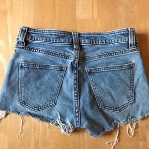 Vintage high waisted denim shorts
